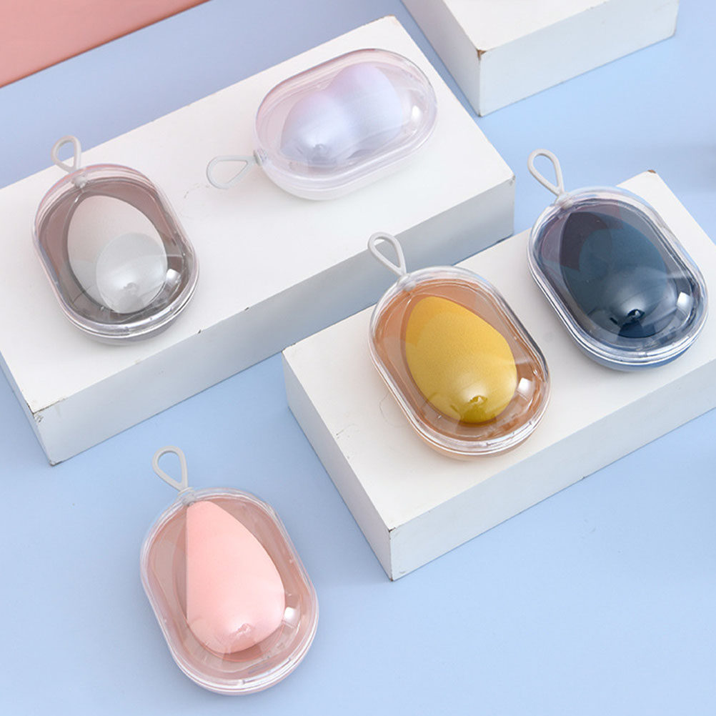 Beauty For You Makeup - 4개 세트 세련된 메이크업 에그 보관함,
