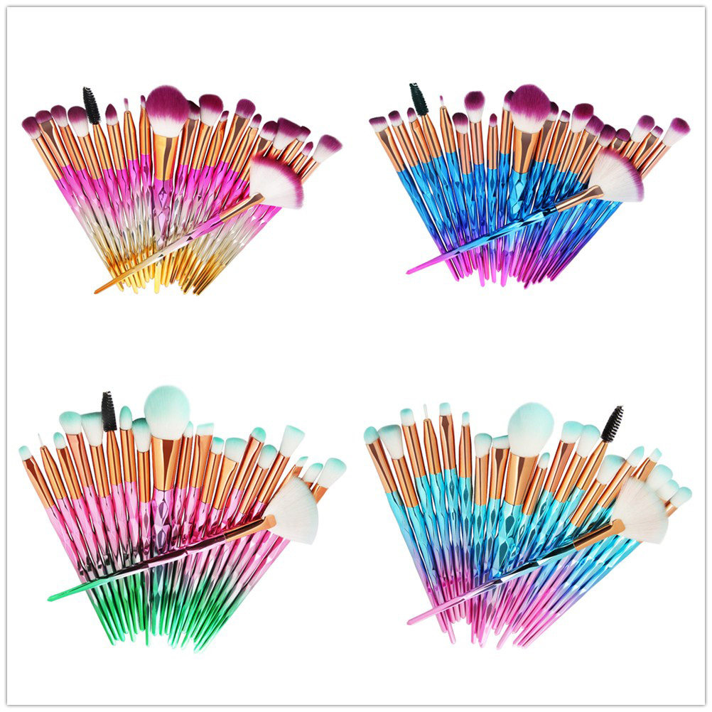 Beauty Makeup Gift Sets - 20Pcs 프리미엄 메이크업 브러쉬 세트 부드러운