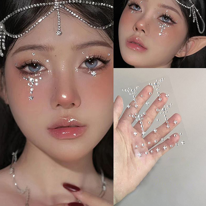 Beauty Gems Makeup - DIY 눈 얼굴 셀프 접착식 메이크업