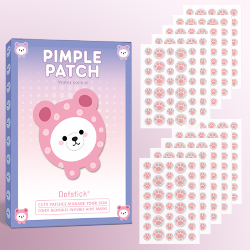 Just Beauty Makeup - 귀여운 곰 발 모양 여드름 패치
