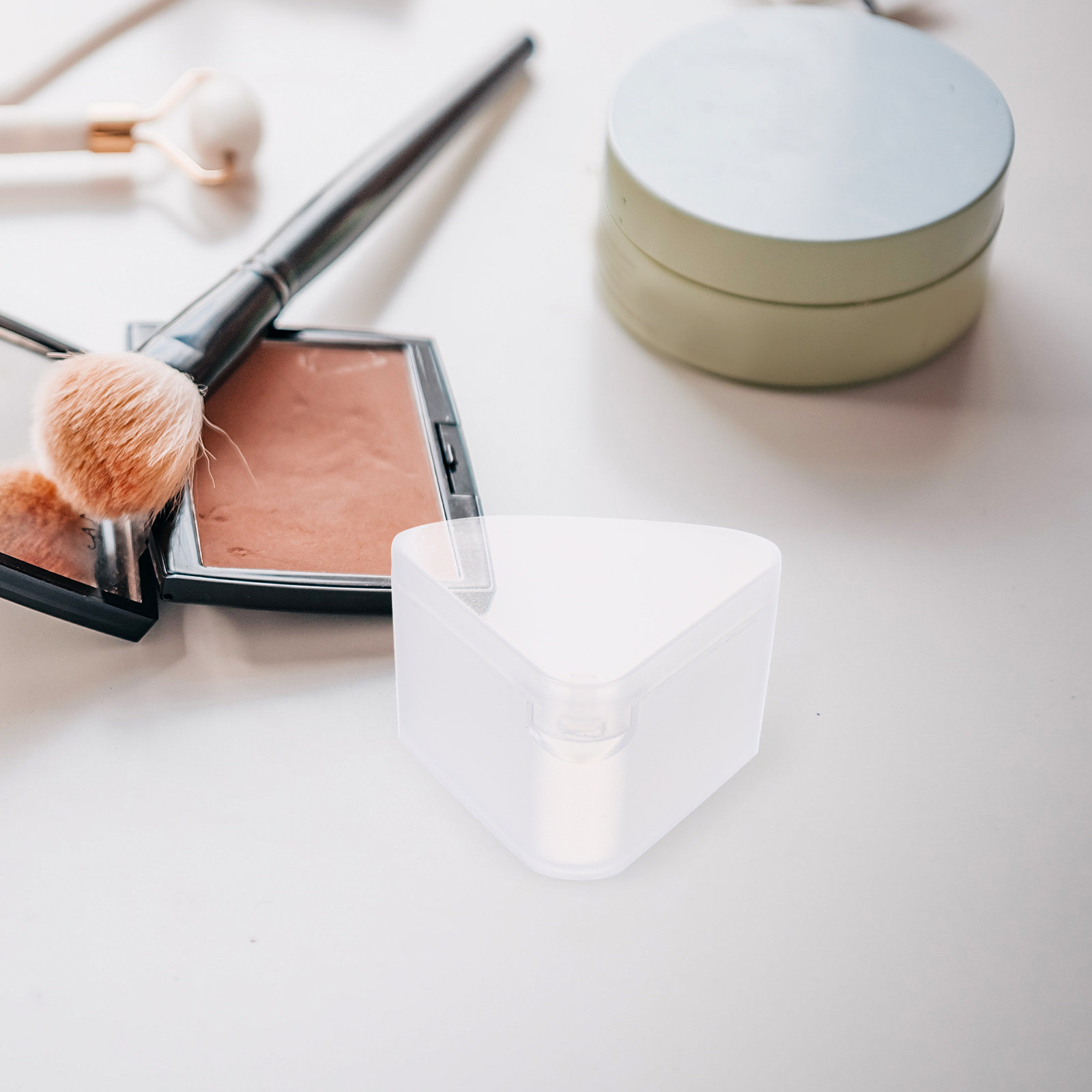 Beauty For You Makeup - 6Pcs 삼각형 파우더 퍼프 케이스 공간