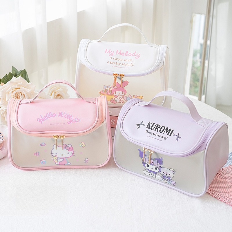 Makeup Beauty Set - 헬로 키티 메이크업 가방 귀여운 세면도구