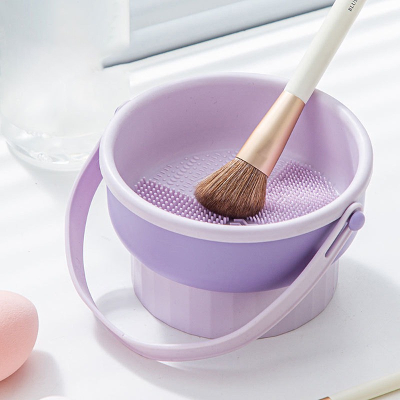 Makeup Beauty Set - 실리콘 메이크업 브러쉬 세척볼, 뷰티 에그