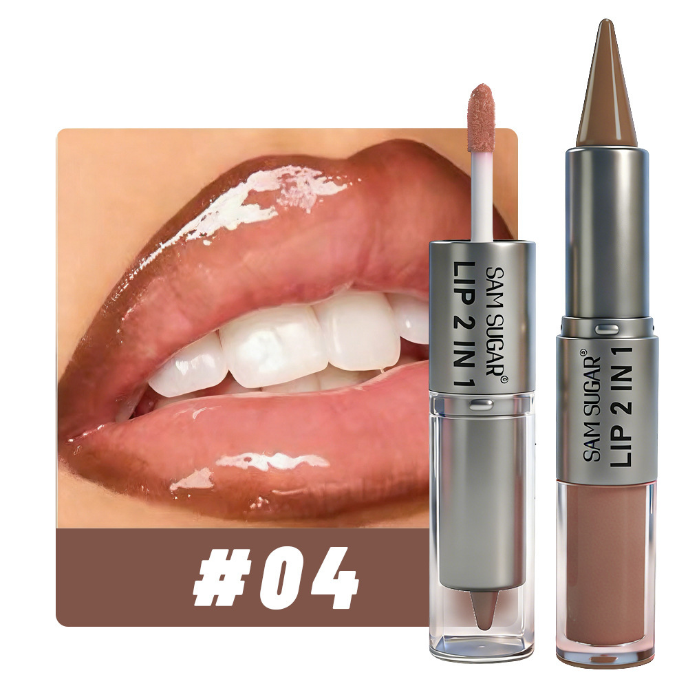Lip Gloss Plumping - 2 in 1 립 라이너 &