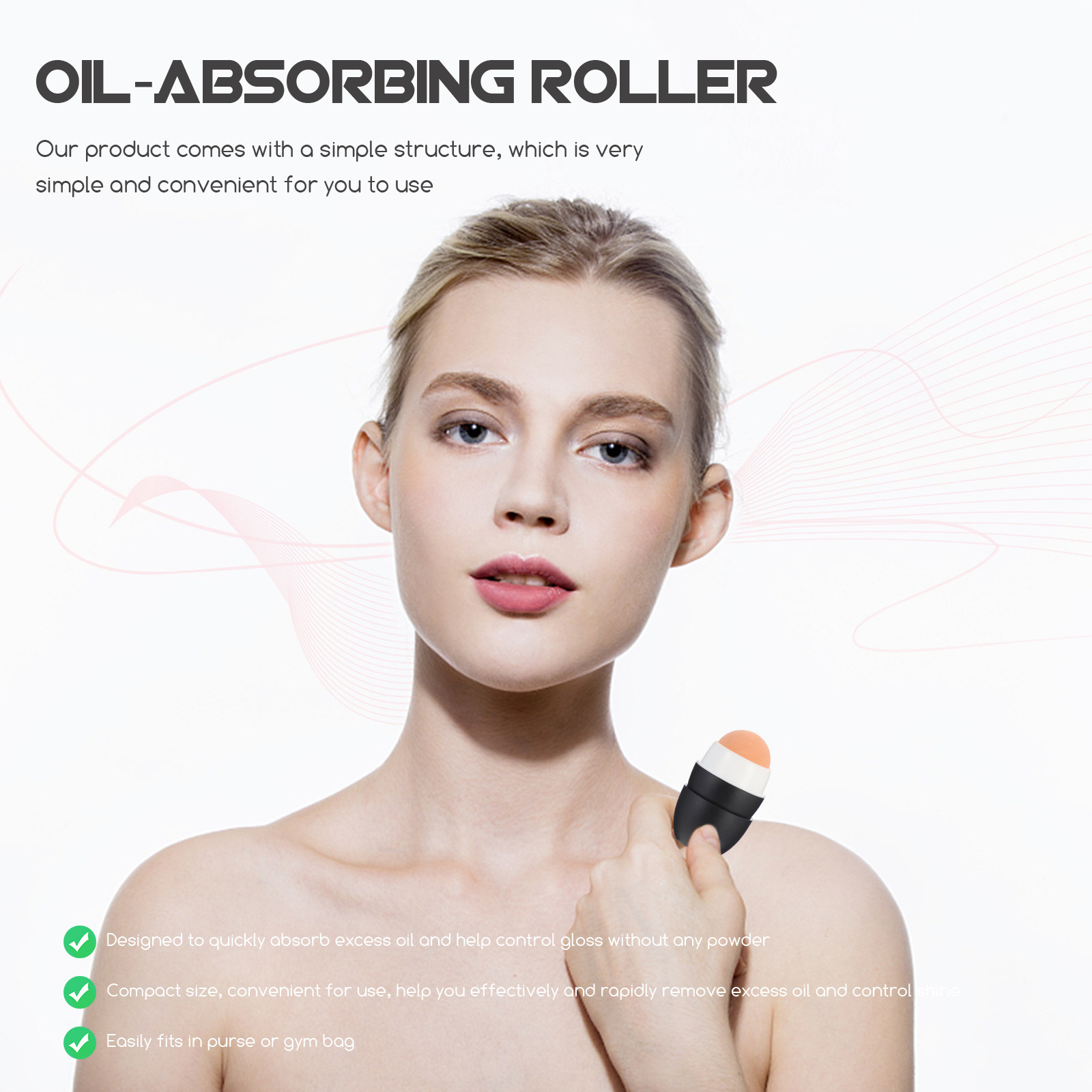 페이스 오일 마사저용 스킨케어 롤러, 오일 흡수 화산석 - Face Massager 리뷰 및 가격