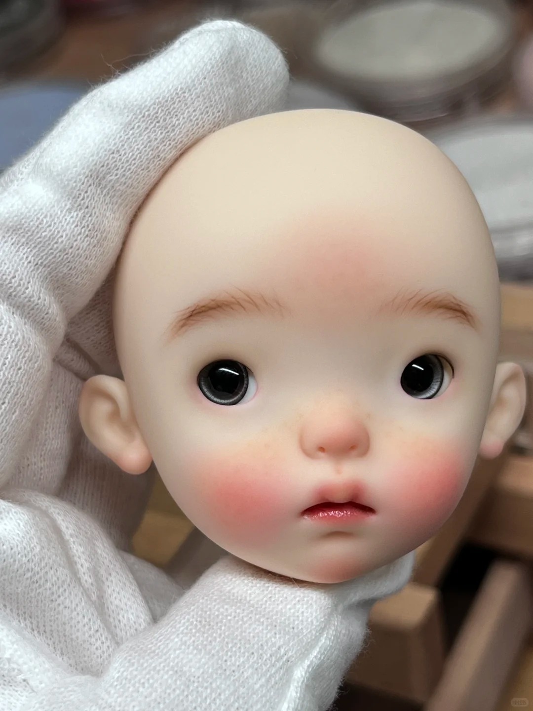 1/6 스케일 SD BJD 인형 머리 - doudou  - Just Beauty Makeup 리뷰 및 가격