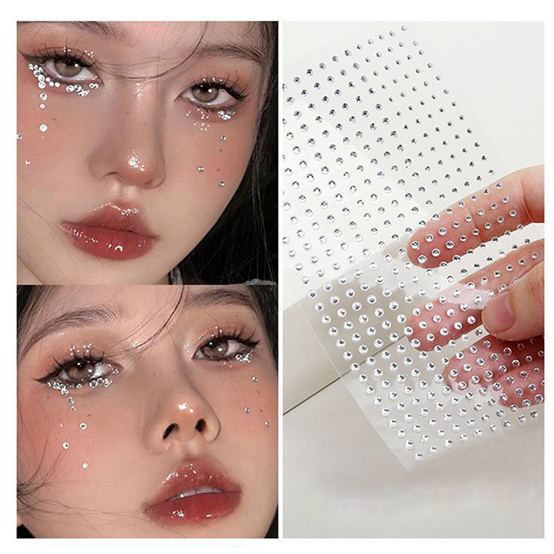 DIY 눈 얼굴 셀프 접착식 메이크업 임시 타투 뷰티  - Beauty Gems Makeup 리뷰 및 가격