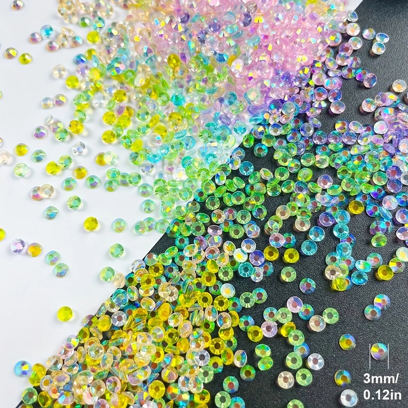 3920개 AB 레진 플랫백 라인스톤, 3mm 네일아트 - Beauty Gems Makeup 리뷰 및 가격
