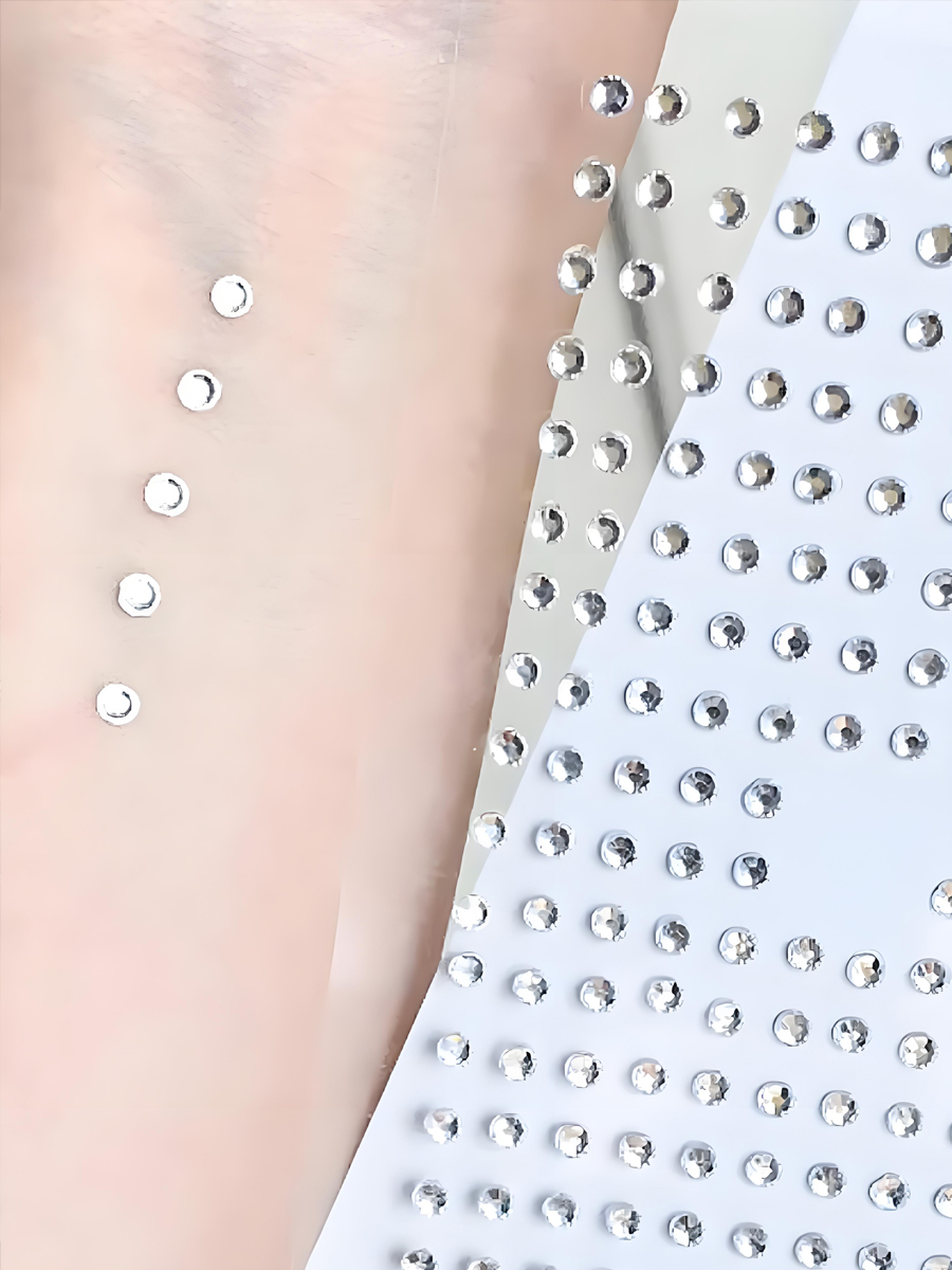 1350개 셀프 접착식 라인스톤 스티커 3장 크리스탈  - Beauty Gems Makeup 리뷰 및 가격