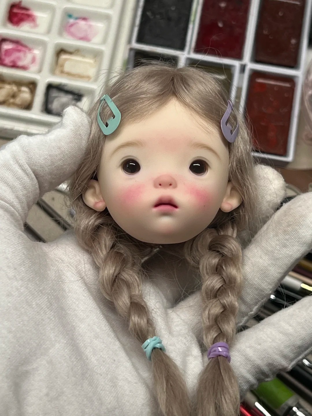 SD BJD 인형 1/6 Landoudou 머리 아름다 - Just Beauty Makeup 리뷰 및 가격