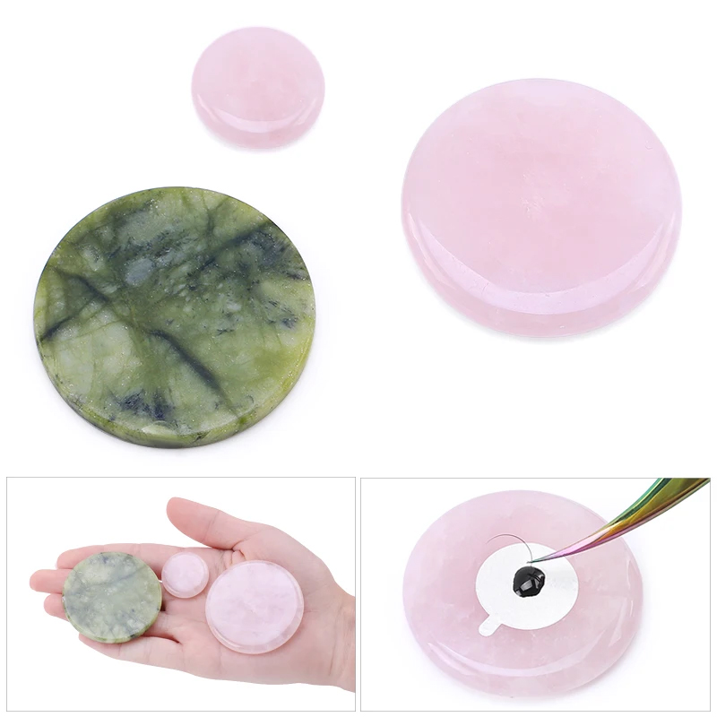 글루 팔레트 속눈썹 연장 핑크 그린 제이드 스톤 재사용 - Beauty Gems Makeup 리뷰 및 가격
