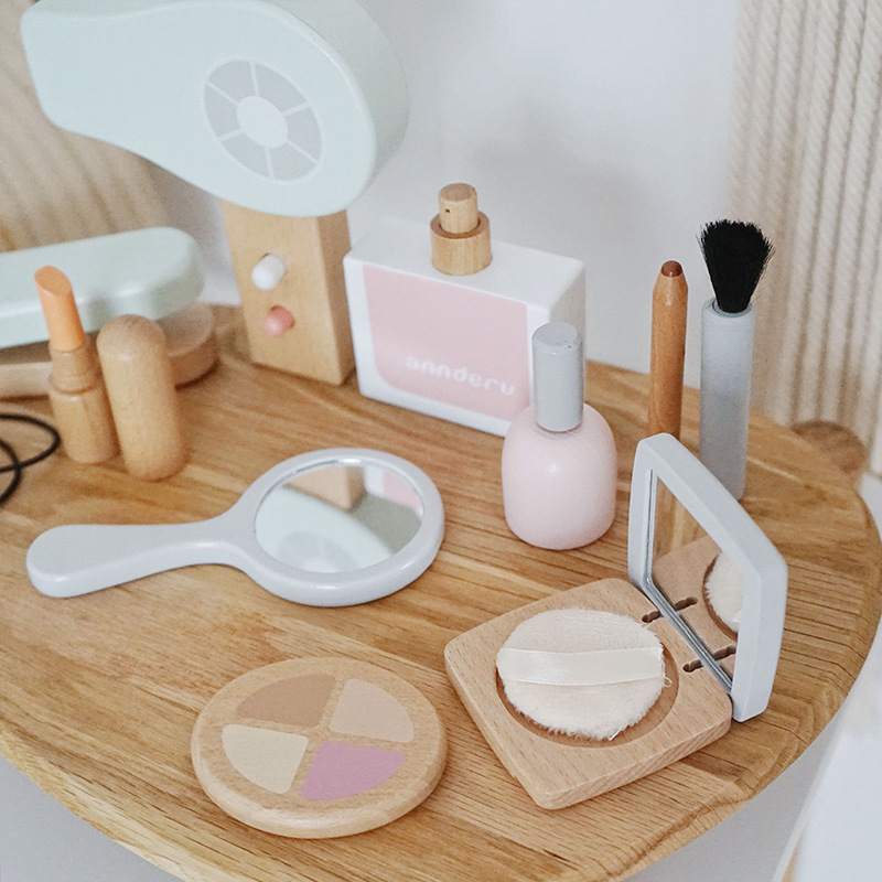 새로운 어린이 나무 시뮬레이션 메이크업 장난감 세트 몬 - Beauty Makeup Gift Sets 리뷰 및 가격
