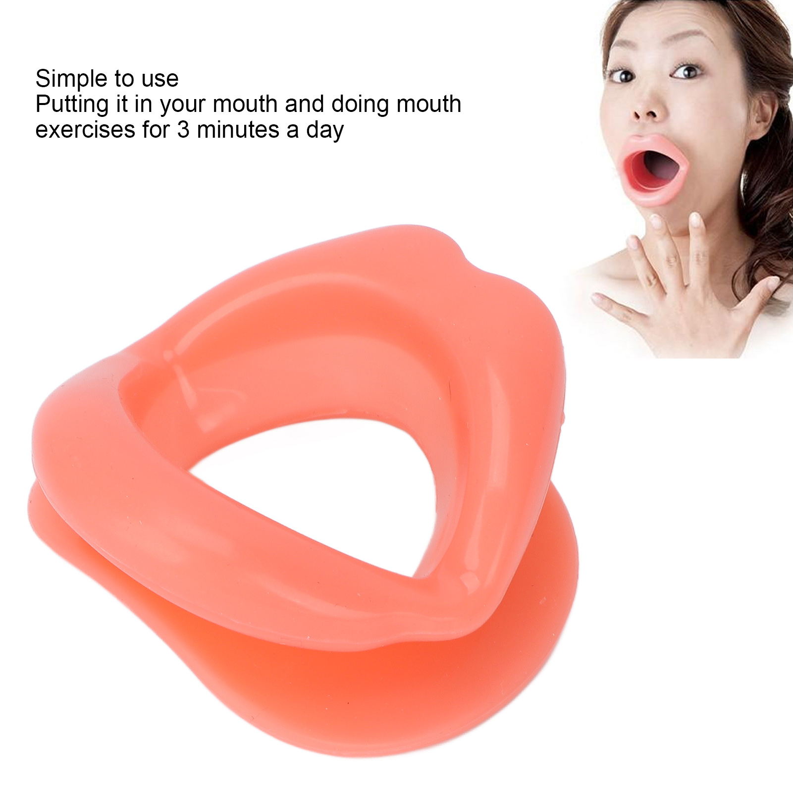 실리콘 고무 얼굴 슬리머 구강 입 근육 마사지 도구 실 - Face Massager 리뷰 및 가격