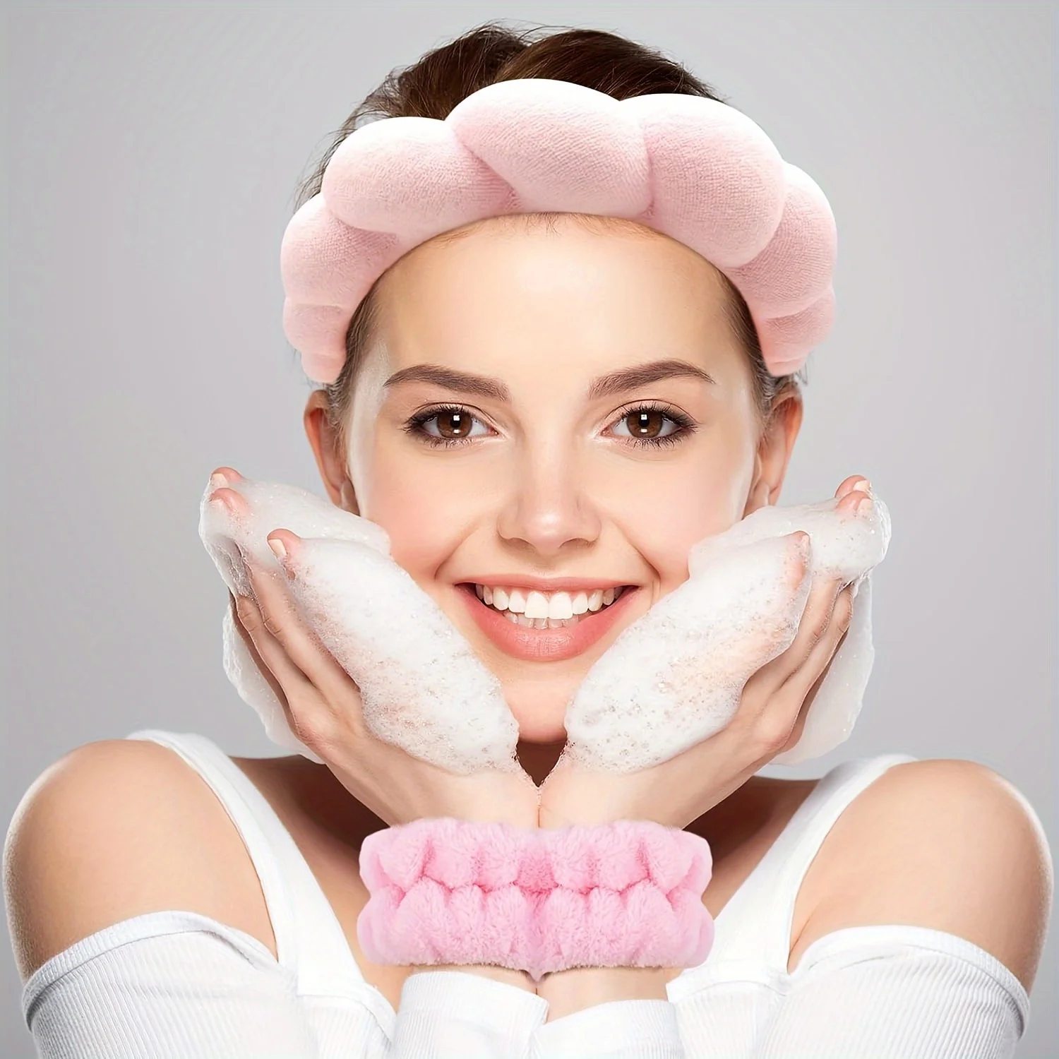 4개 세련된 샴푸 세트, 손목 보호대, 번, 스파 폼  - Makeup Beauty Set 리뷰 및 가격