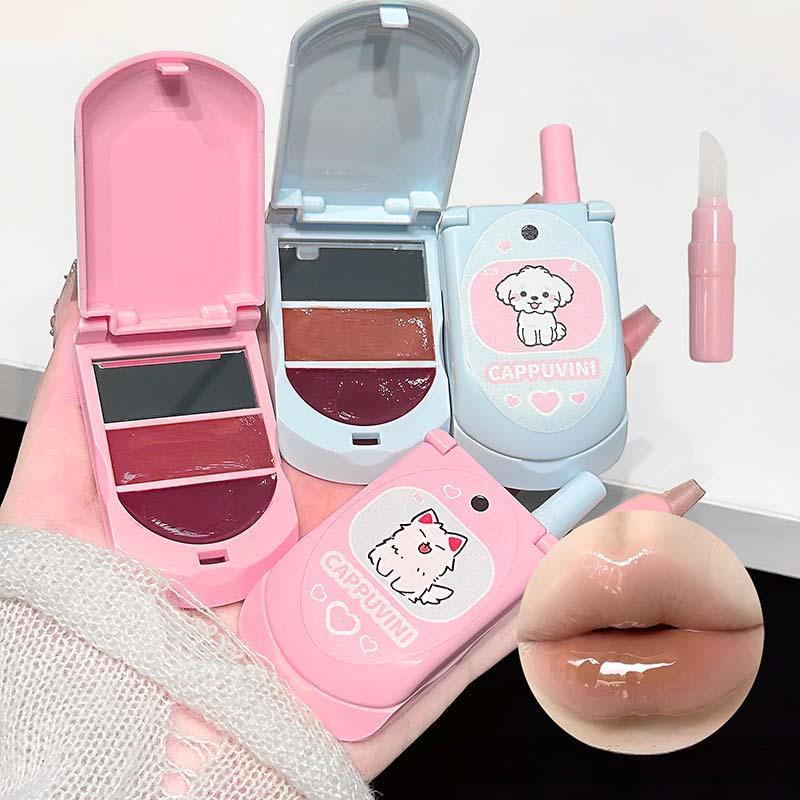듀얼 컬러 모이스춰라이징 솔리드 립글로스 플립폰 디자인 - Lip Gloss Plumping 리뷰 및 가격
