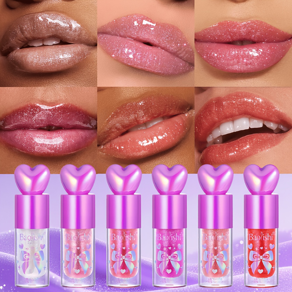 하트 모양 립글로스 글리터 샤이니 플럼핑 립 오일 보습 - Lip Gloss Plumping 리뷰 및 가격