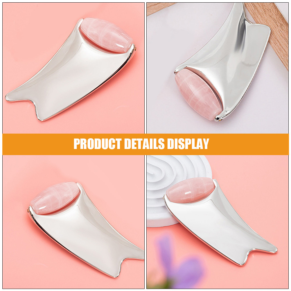 양면 구아샤 보드 아연 합금 얼굴 모양 교정용 아이 롤 - Face Massager 리뷰 및 가격