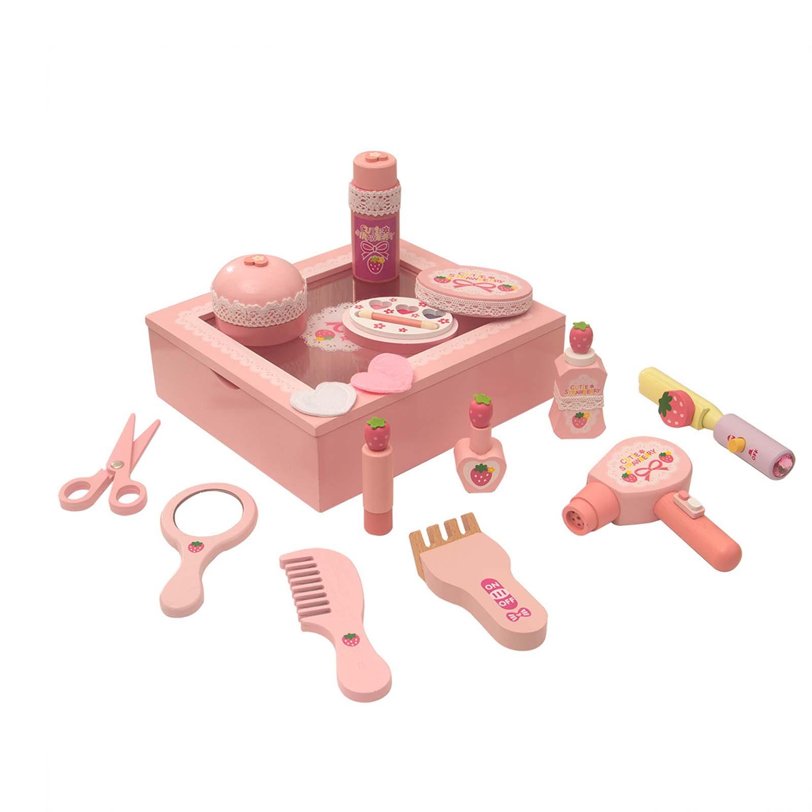 나무 화장품 장난감 세트 어린 소녀들을 위한 미세 운동 - Beauty Makeup Gift Sets 리뷰 및 가격