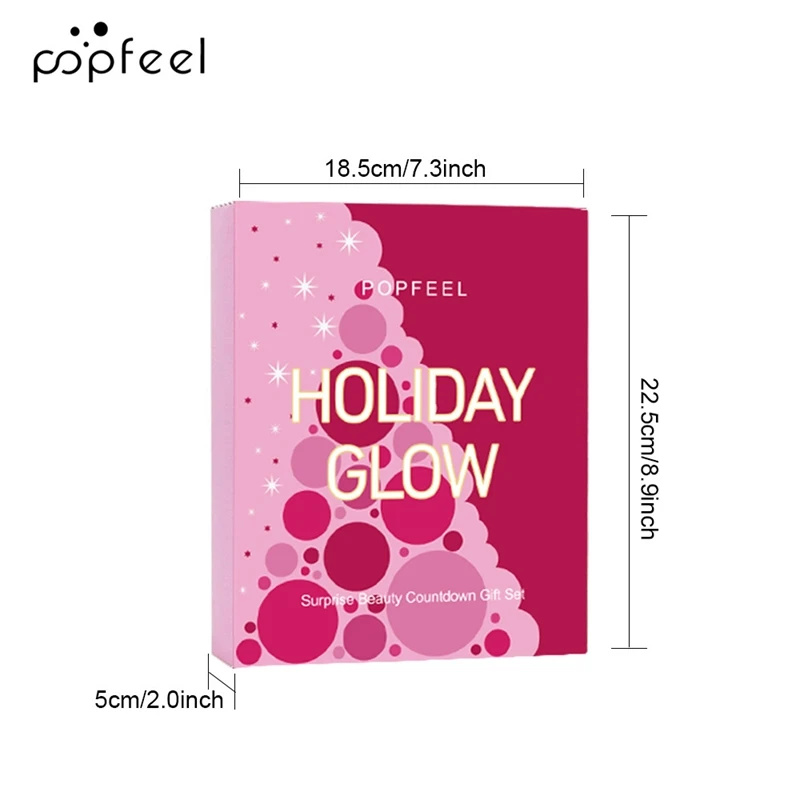 크리스마스 카운트다운 메이크업 세트 립스틱 아이섀도우  - Beauty Makeup Gift Sets 리뷰 및 가격