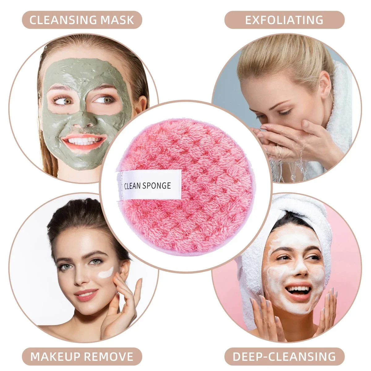 메이크업 브러쉬 및 스펀지 세트, 핑크 메이크업 퍼프, - Beauty Makeup Gift Sets 리뷰 및 가격