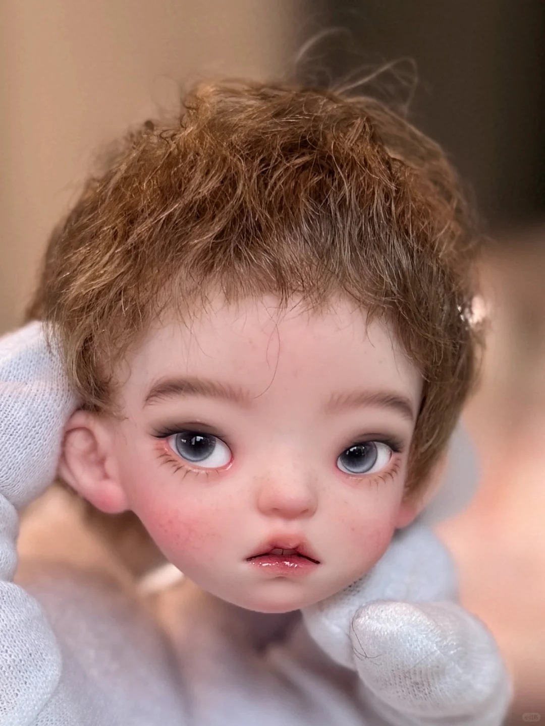 새로운 SD BJD 인형 1/6 바이루 소녀 머리 앰버 - Just Beauty Makeup 리뷰 및 가격